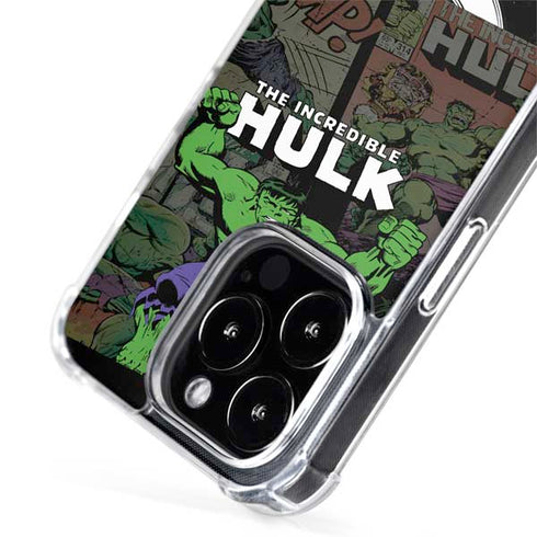 Marvel Classic Comics Hulk Fighter Vintage iPhone 15 Pro Max MagSafe Case